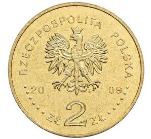 2 злотых 2009 года Польша «25 лет со дня смерти блаженного Ежи Попелушко» — Фото №2