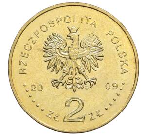 2 злотых 2009 года Польша «25 лет со дня смерти блаженного Ежи Попелушко» — Фото №2
