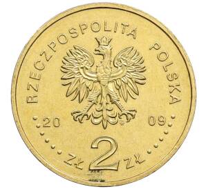 2 злотых 2009 года Польша «История польской кавалерии — Гусар XVII века» — Фото №2