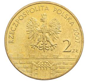 2 злотых 2007 года Польша «Древние города Польши — Ломжа» — Фото №2