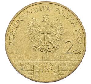 2 злотых 2007 года Польша «Древние города Польши — Ломжа» — Фото №2