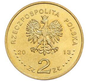 2 злотых 2013 года Польша «100 лет Польскому театру в Варшаве» — Фото №2