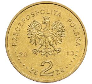 2 злотых 2013 года Польша «Польские суда — Ракетный эсминец Варшава» — Фото №2