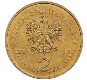 2 злотых 2013 года Польша «Польские суда — Военно-транспортный корабль Люблин» — Фото №2