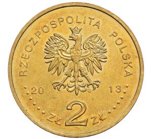 2 злотых 2013 года Польша «Польские суда — Военно-транспортный корабль Люблин» — Фото №2
