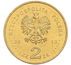 2 злотых 2013 года Польша «100 лет со дня рождения Витольда Лютославского» — Фото №2