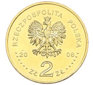 2 злотых 2008 года Польша «Олимпиада в Пекине» — Фото №2