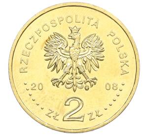 2 злотых 2008 года Польша «Олимпиада в Пекине» — Фото №2