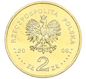 2 злотых 2008 года Польша «Олимпиада в Пекине»