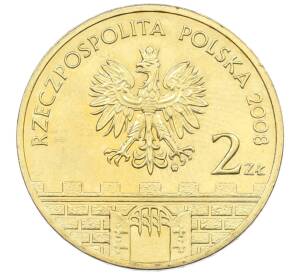 2 злотых 2008 года Польша «Древние города Польши — Лович»