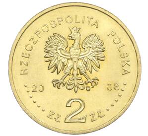 2 злотых 2008 года Польша «40 лет политическому кризису в Польше 1968 года»