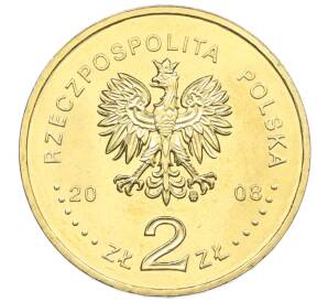 2 злотых 2008 года Польша «40 лет политическому кризису в Польше 1968 года»