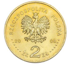 2 злотых 2008 года Польша «40 лет политическому кризису в Польше 1968 года»