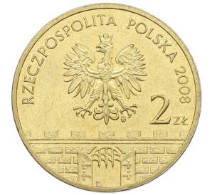 2 злотых 2008 года Польша «Древние города Польши — Бельско-Бяла»