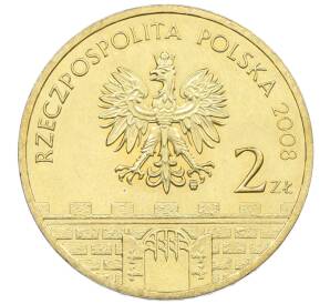 2 злотых 2008 года Польша «Древние города Польши — Бельско-Бяла» — Фото №2