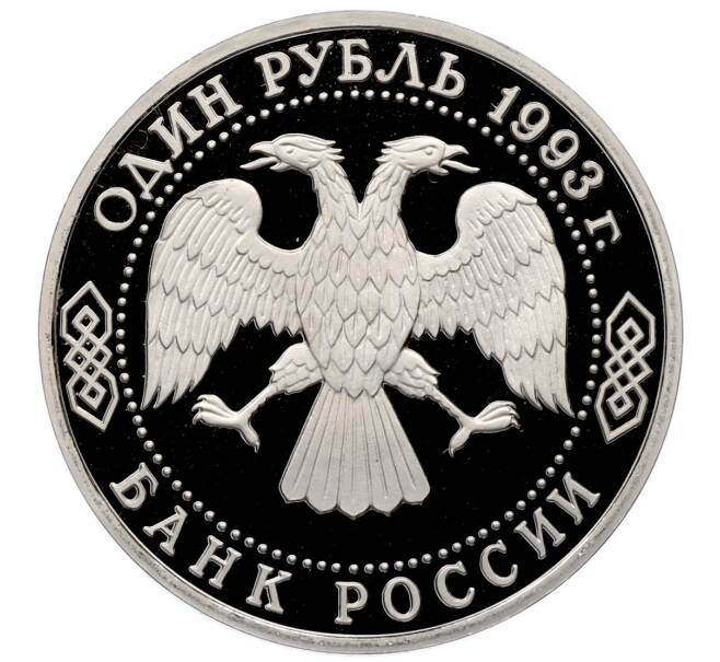 Монета 1 рубль 1993 года «Владимир Иванович Вернадский» (Без отметки монетного двора) (Артикул: M1-65779) — Фото №2