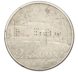 2 кроны 1930 года Эстония «Замок Тоомпеа в Таллине» — Фото №1