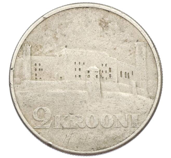 Монета 2 кроны 1930 года Эстония «Замок Тоомпеа в Таллине» (Артикул: K12-73085) — Фото №1
