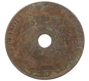 1 сантим 1913 года Французский Индокитай — Фото №2