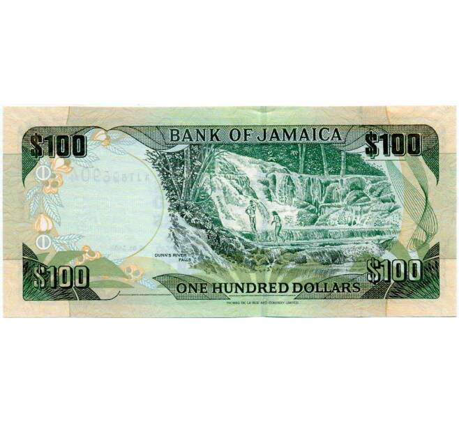 Банкнота 100 долларов 2007 года Ямайка (Артикул: K12-73318) — Фото №2