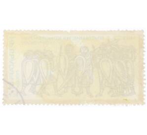 Почтовая марка 1 стотинка 1975 года Болгария «Восстание против турок 1403 года» — Фото №2