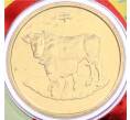 Монета 1 доллар 2009 года Австралия «Китайский гороскоп — Год быка» (в конверте с марками) (Артикул: M2-91365) — Фото №1