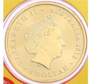 1 доллар 2012 года Австралия «Китайский гороскоп — Год дракона» (в конверте с марками) — Фото №2