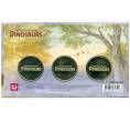 Набор из 3 памятных медалей 2013 года Австралия «Динозавры» (в конверте с марками) (Артикул: H2-1265) — Фото №2