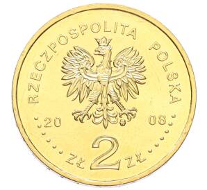 2 злотых 2008 года Польша «XXIX летние Олимпийские игры в Пекине 2008»