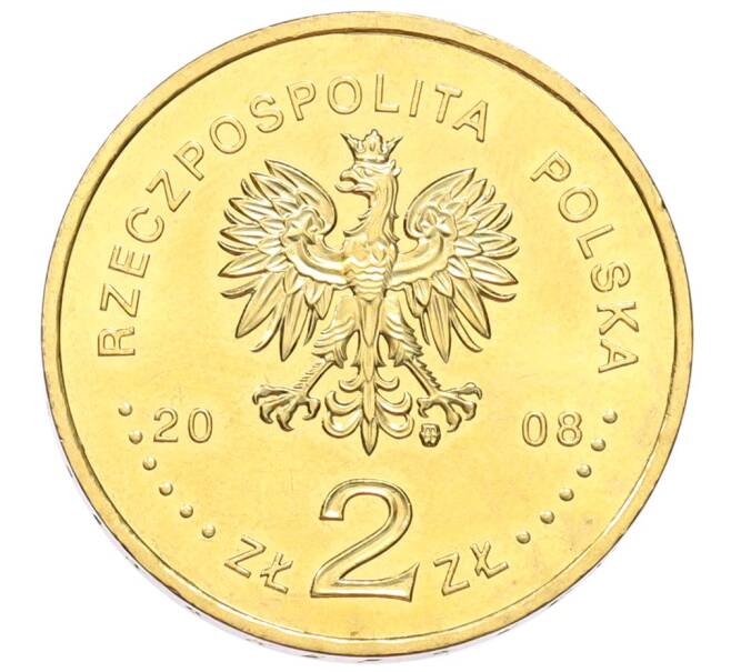 Монета 2 злотых 2008 года Польша «XXIX летние Олимпийские игры в Пекине 2008» (Артикул: K10-9562) — Фото №2