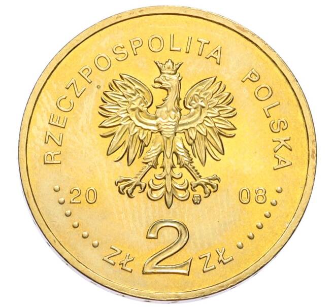 Монета 2 злотых 2008 года Польша «XXIX летние Олимпийские игры в Пекине 2008» (Артикул: K10-9568) — Фото №2