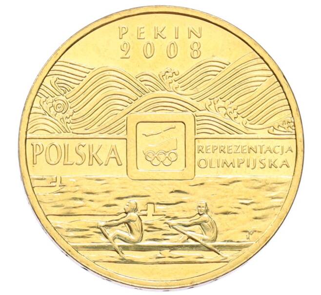 Монета 2 злотых 2008 года Польша «XXIX летние Олимпийские игры в Пекине 2008» (Артикул: K10-9569) — Фото №1