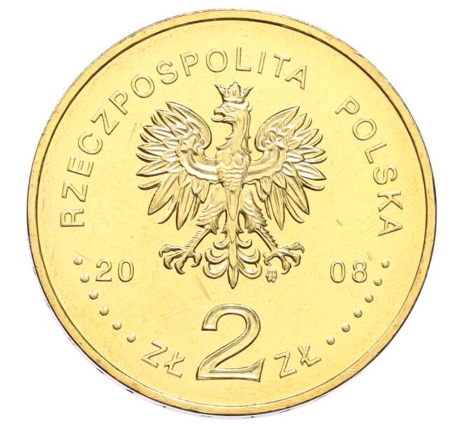 Монета 2 злотых 2008 года Польша «Памятники Польши — Казимеж-Дольны» (Артикул: K10-9608) — Фото №2