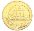 Монета 2 злотых 2005 года Польша «История польского злотого — парусное судно на 2 и 5 злотых 1936 года» (Артикул: K10-9627) — Фото №1