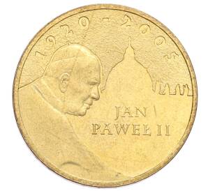 2 злотых 2005 года Польша «Папа римский Иоанн Павел II»