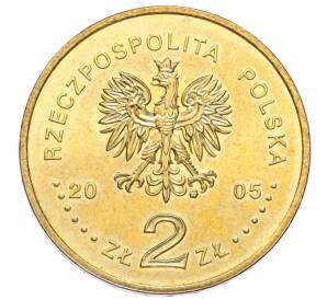 2 злотых 2005 года Польша «Папа римский Иоанн Павел II»