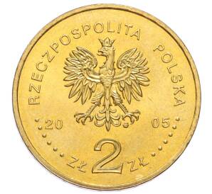 2 злотых 2005 года Польша «Папа римский Иоанн Павел II»