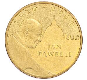 2 злотых 2005 года Польша «Папа римский Иоанн Павел II» — Фото №1