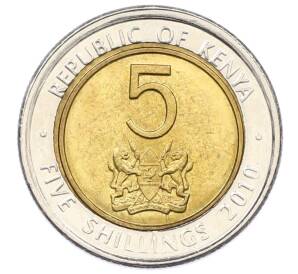 5 шиллингов 2010 года Кения — Фото №1