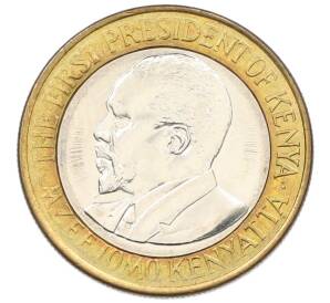 10 шиллингов 2010 года Кения — Фото №2