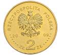 Монета 2 злотых 2009 года Польша «180 лет центральному банку Польши» (Артикул: K10-9672) — Фото №2