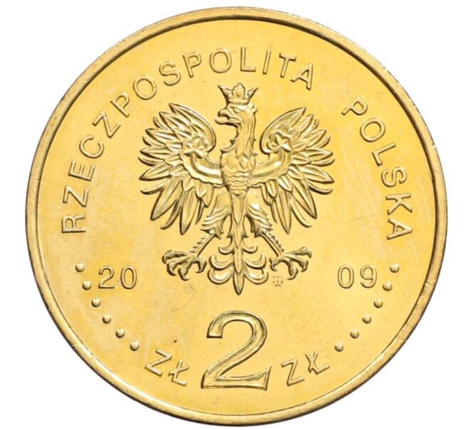 Монета 2 злотых 2009 года Польша «Польский путь к свободе — всеобщие выборы 4 июня 1989» (Артикул: K10-9685) — Фото №2