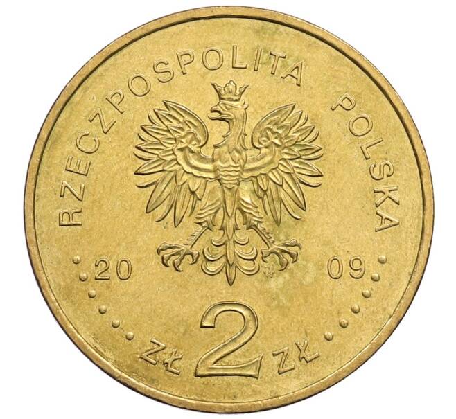 Монета 2 злотых 2009 года Польша «Польский путь к свободе — всеобщие выборы 4 июня 1989» (Артикул: K10-9687) — Фото №2