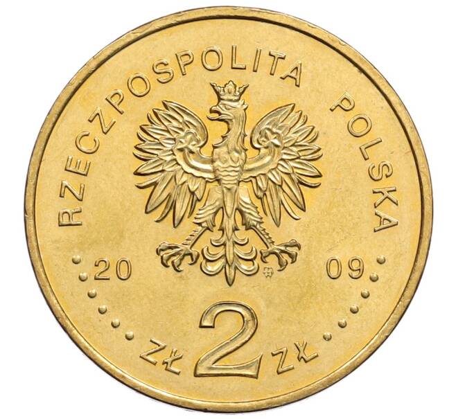 Монета 2 злотых 2009 года Польша «Польский путь к свободе — всеобщие выборы 4 июня 1989» (Артикул: K10-9691) — Фото №2