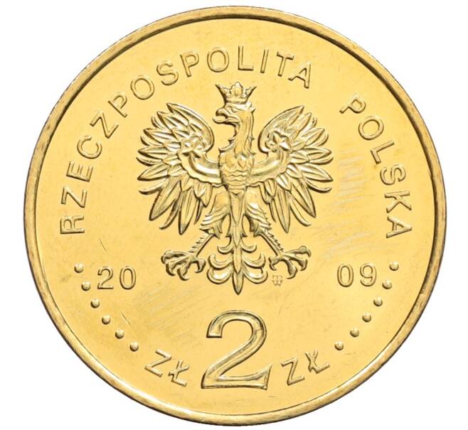 Монета 2 злотых 2009 года Польша «Польский путь к свободе — всеобщие выборы 4 июня 1989» (Артикул: K10-9694) — Фото №2