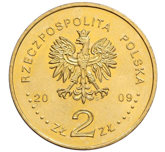 Монета 2 злотых 2009 года Польша «Польский путь к свободе — всеобщие выборы 4 июня 1989» (Артикул: K10-9695) — Фото №2