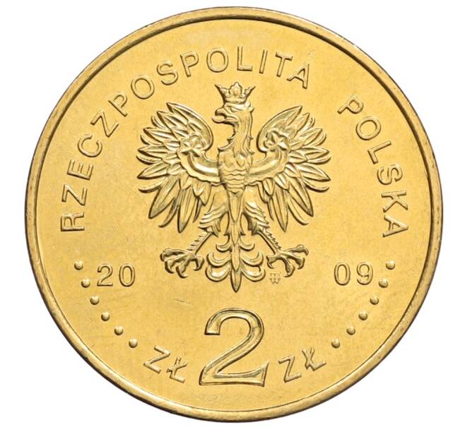 Монета 2 злотых 2009 года Польша «Польский путь к свободе — всеобщие выборы 4 июня 1989» (Артикул: K10-9697) — Фото №2