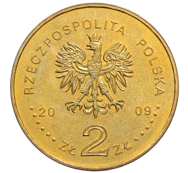 Монета 2 злотых 2009 года Польша «Оборона Вестерплатте в сентябре 1939» (Артикул: K10-9702) — Фото №2