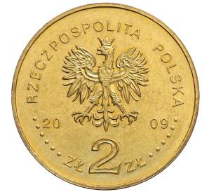 2 злотых 2009 года Польша «Оборона Вестерплатте в сентябре 1939»