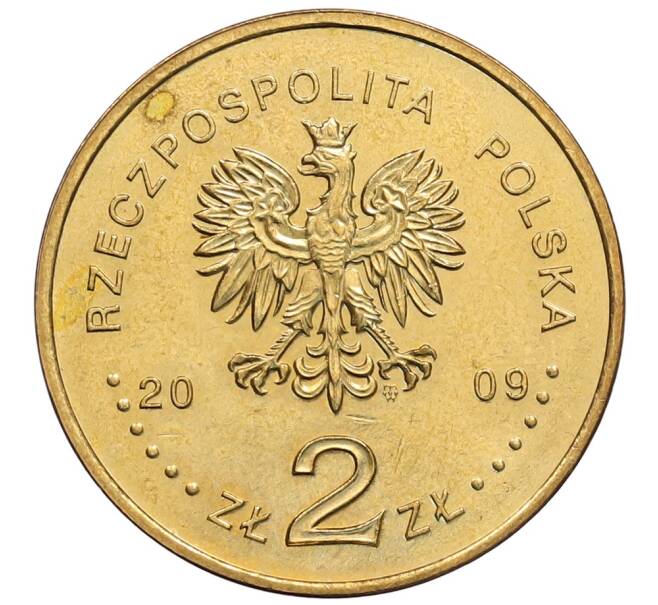 Монета 2 злотых 2009 года Польша «Оборона Вестерплатте в сентябре 1939» (Артикул: K10-9705) — Фото №2